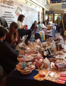 Student entrepreneurs test their trading skills at the UEA Pop-Up Market, part of the wider Global Entrepreneur Week.