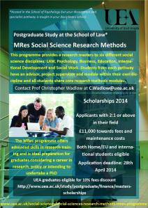 UEA Law MRes Social Science Research Methods